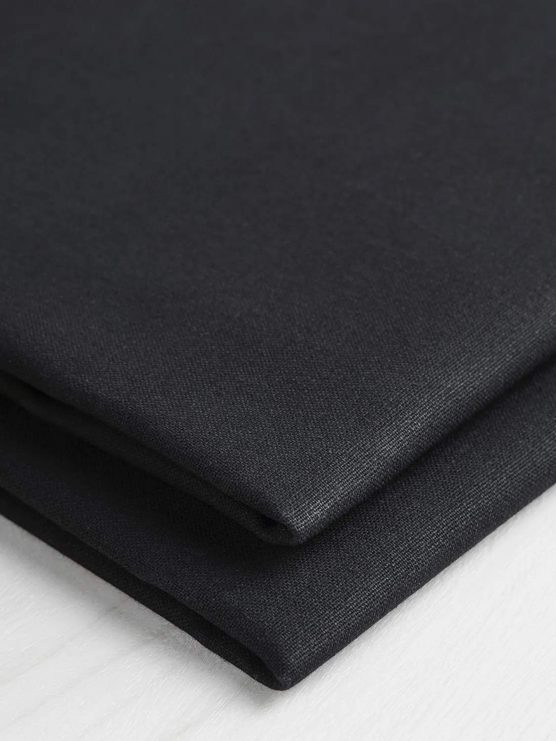 13 oz Deadstock Waxed Cotton - Black