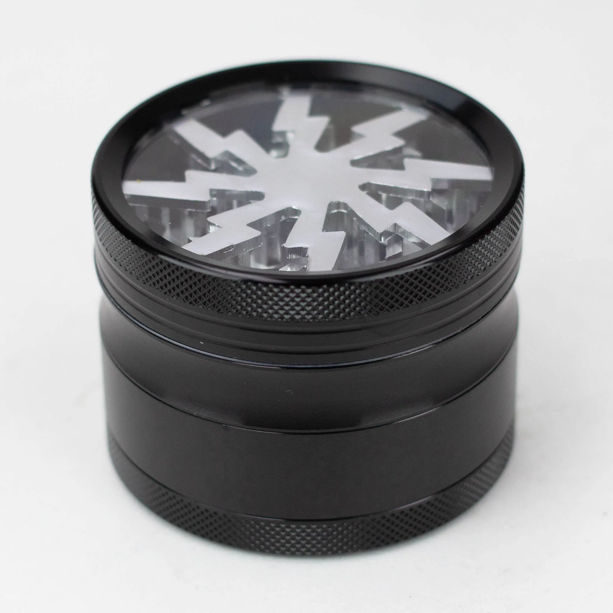 2.5" Lightning Aluminum Grinder 4 Layers with Acrylic Window