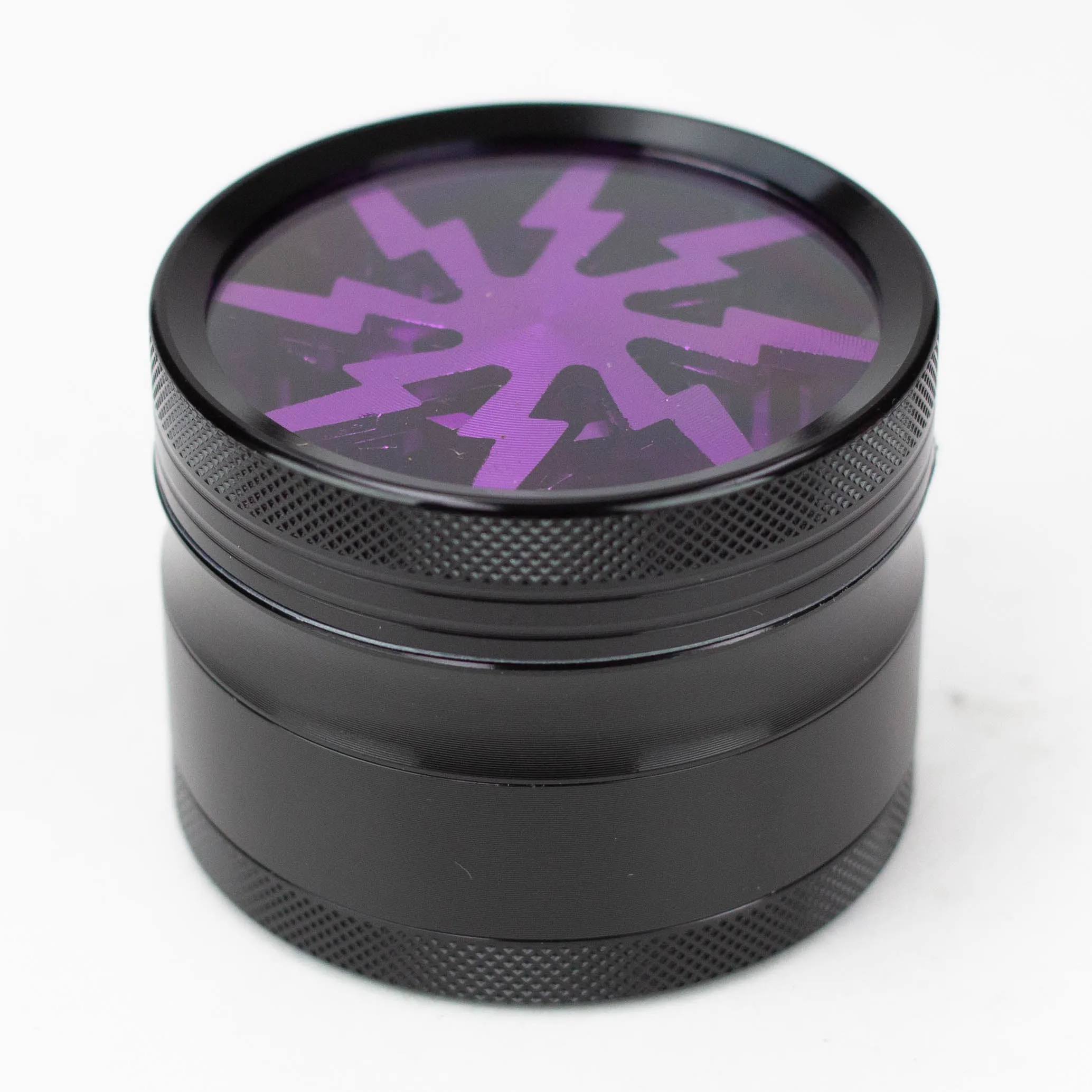 2.5" Lightning Aluminum Grinder 4 Layers with Acrylic Window