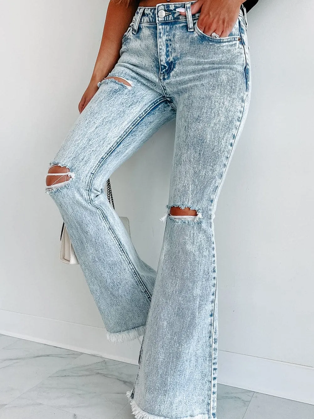 70s Style Flare Jeans