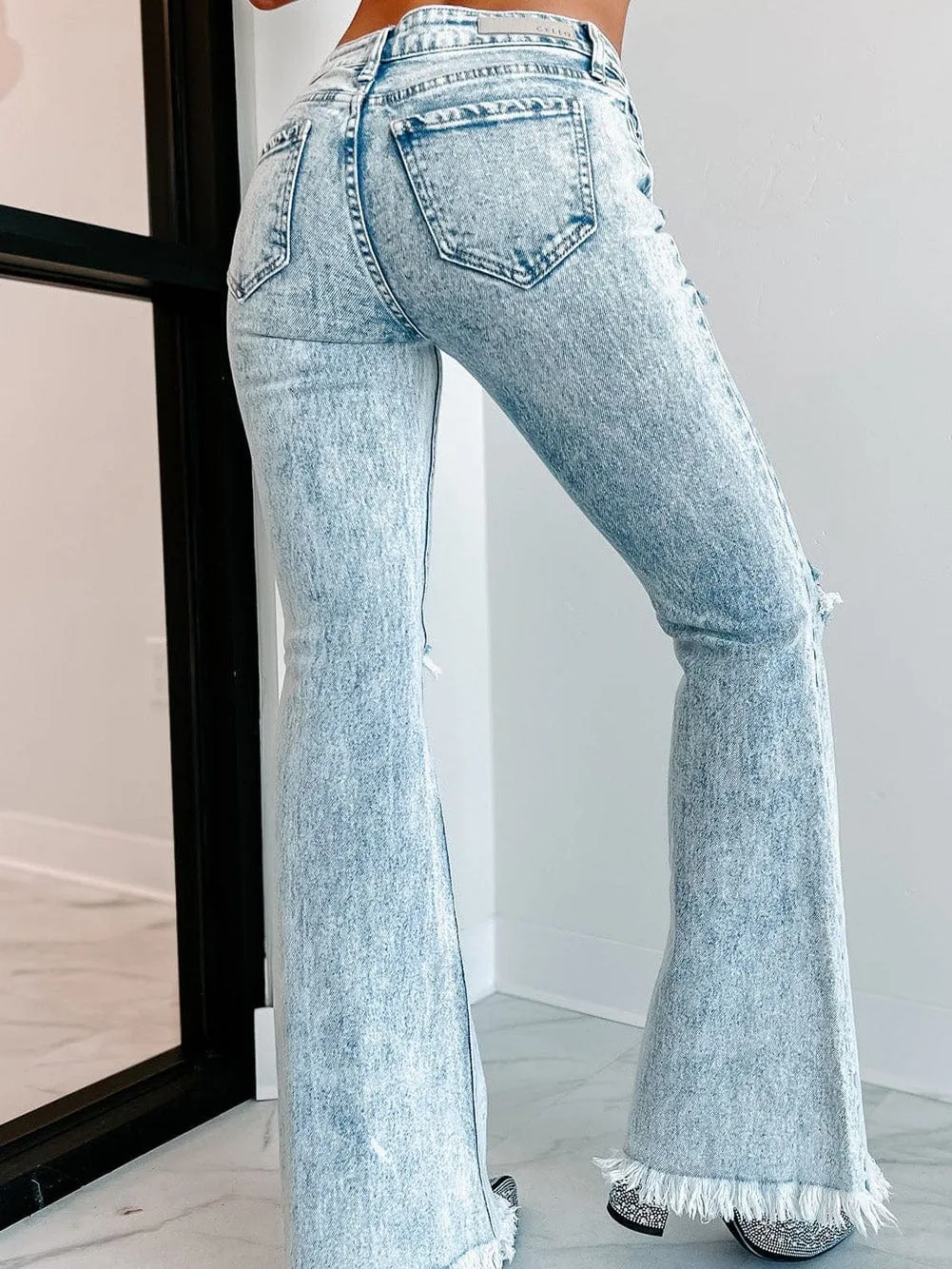 70s Style Flare Jeans