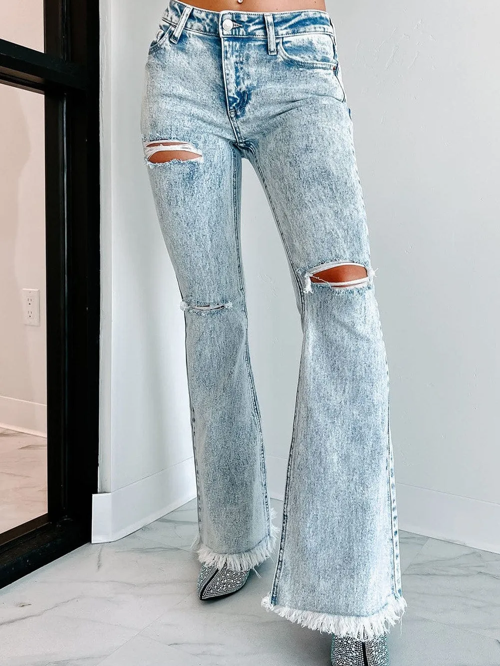 70s Style Flare Jeans