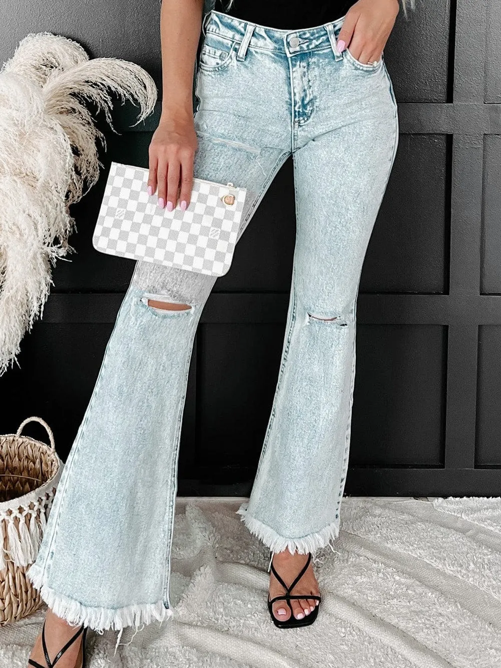 70s Style Flare Jeans