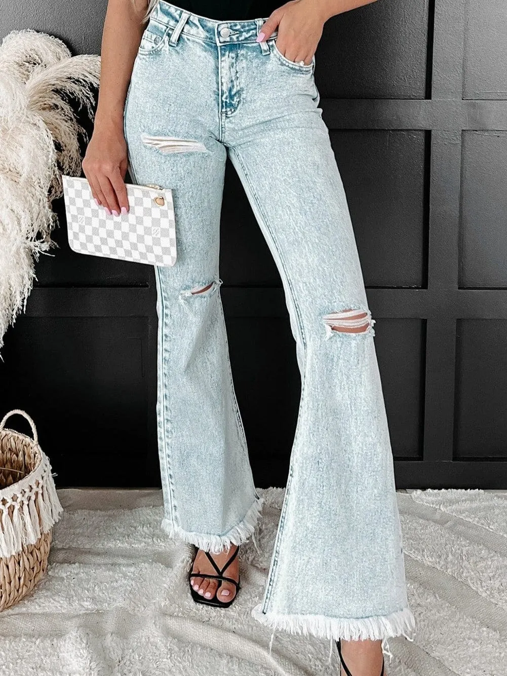 70s Style Flare Jeans