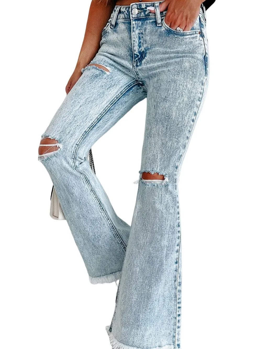 70s Style Flare Jeans