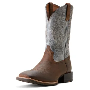 Ariat Men's Sport Western Wide Square Toe Earth/Glacier Blue