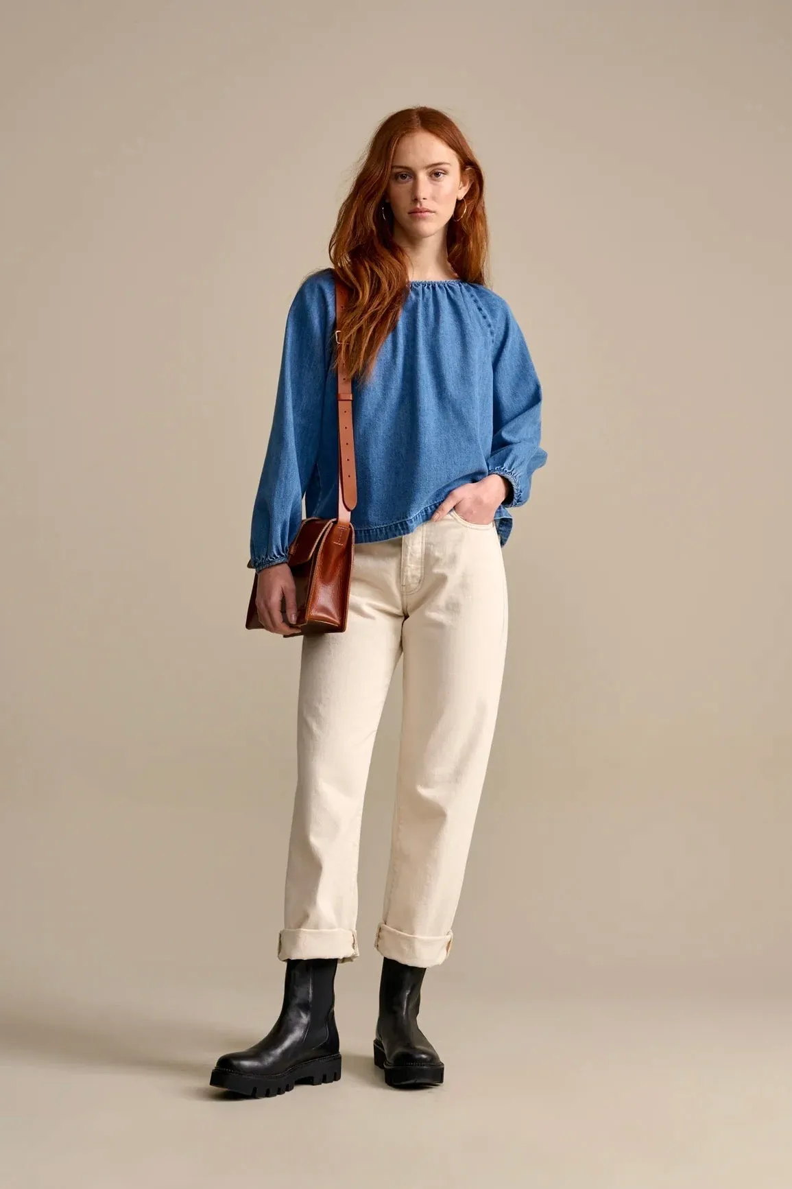 Bellerose- Sallie Blouse: Denim