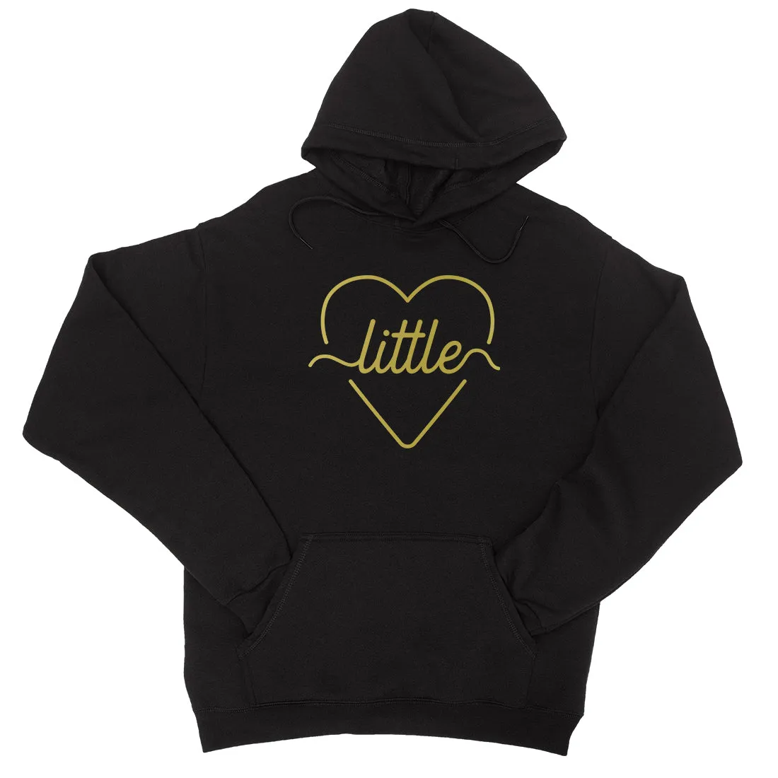 Big Little Line Heart-GOLD Unisex Pullover Hoodie Heartfelt Loving