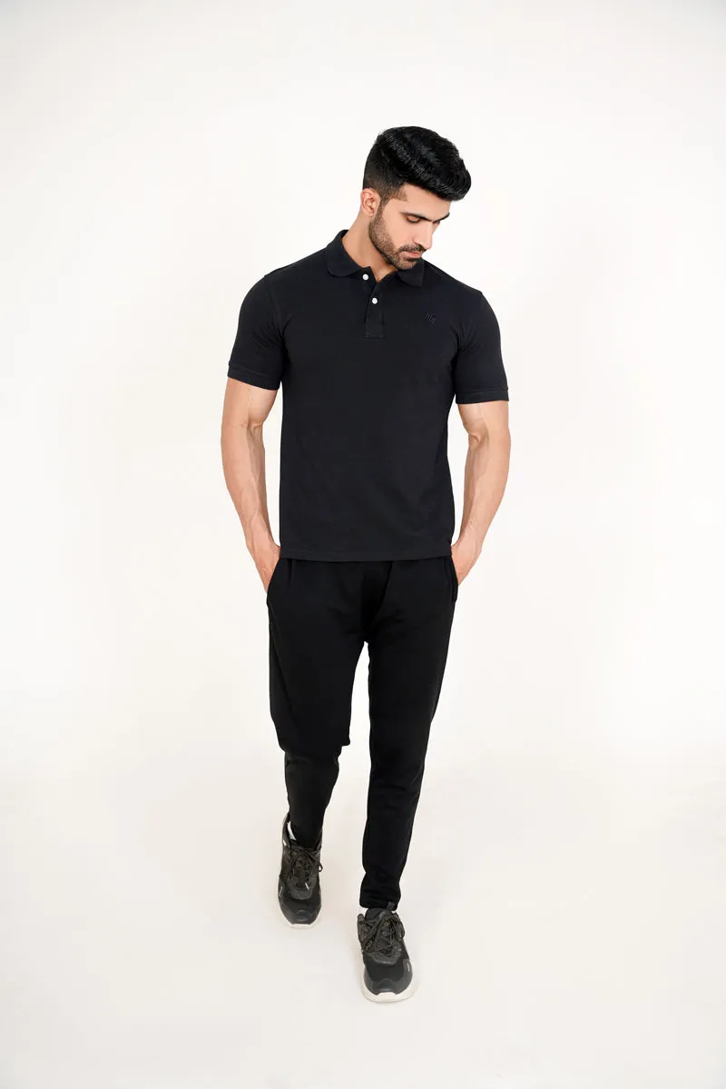 BLACK POLO SHIRT