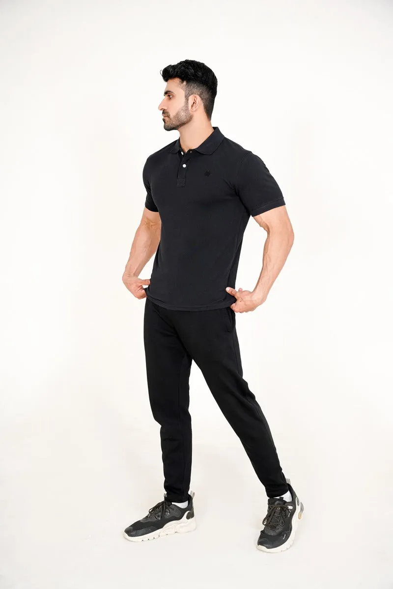 BLACK POLO SHIRT