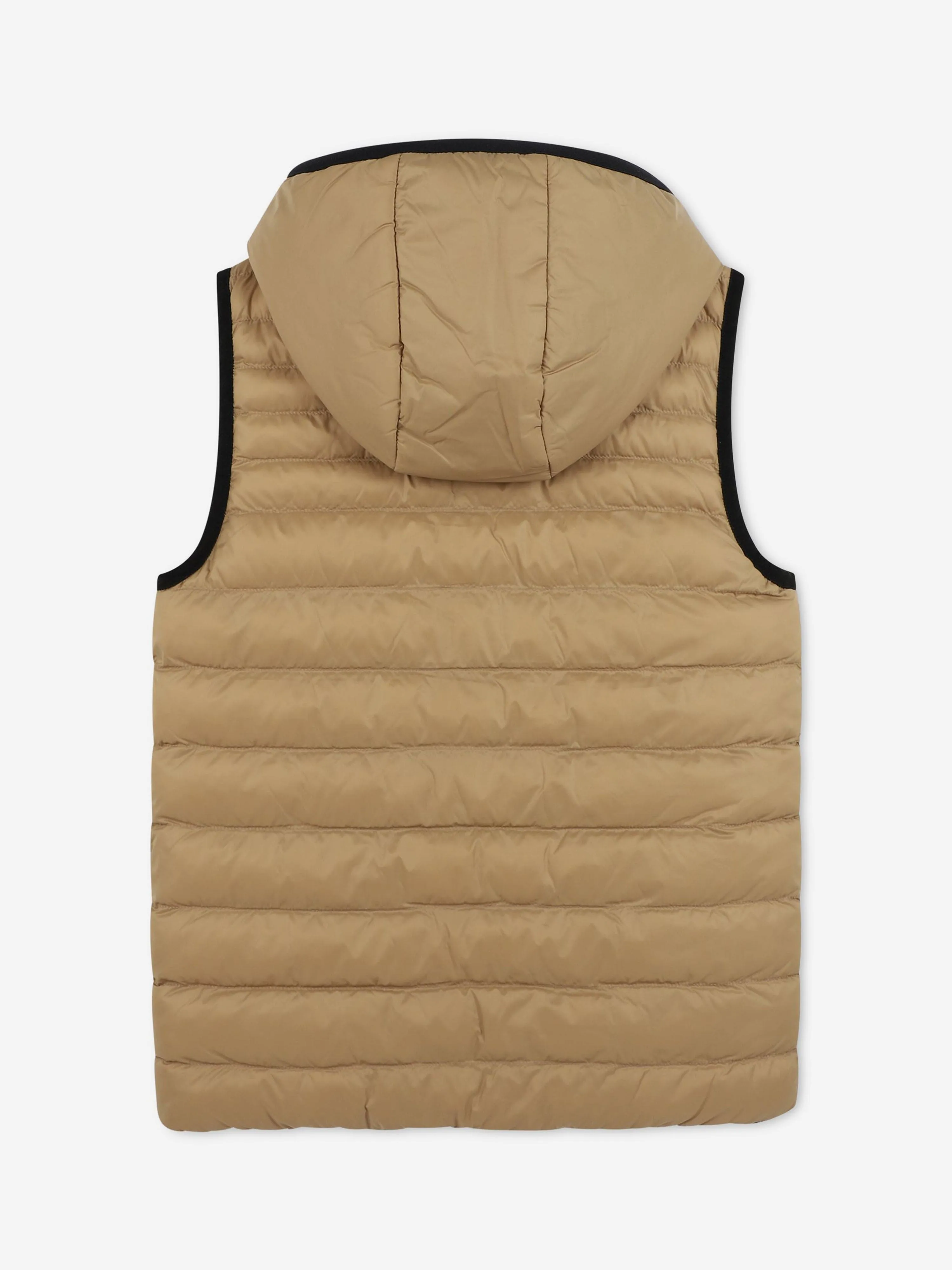 BOSS Boys Reversible Gilet in Brown