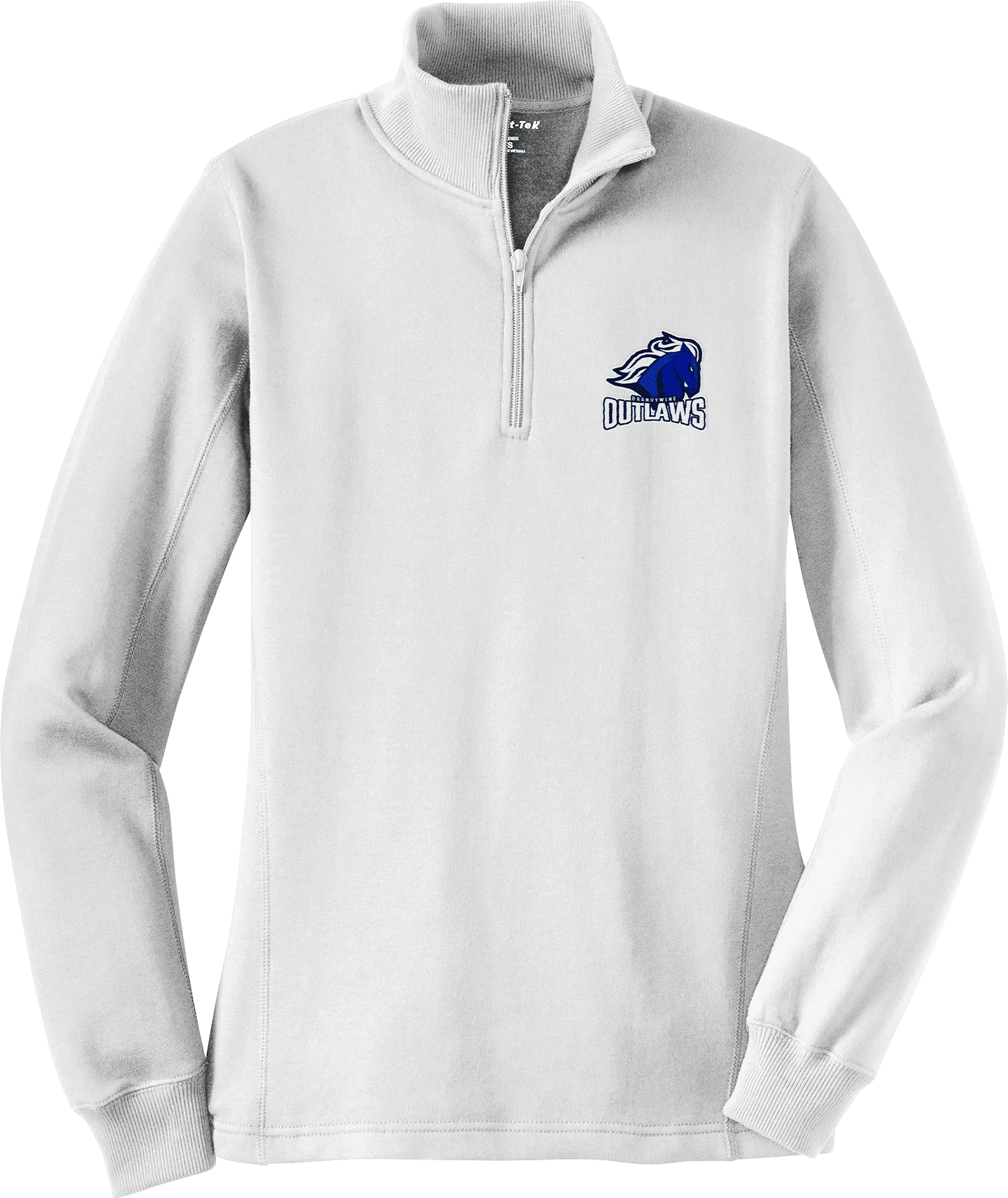 Brandywine Outlaws Ladies 1/4-Zip Sweatshirt