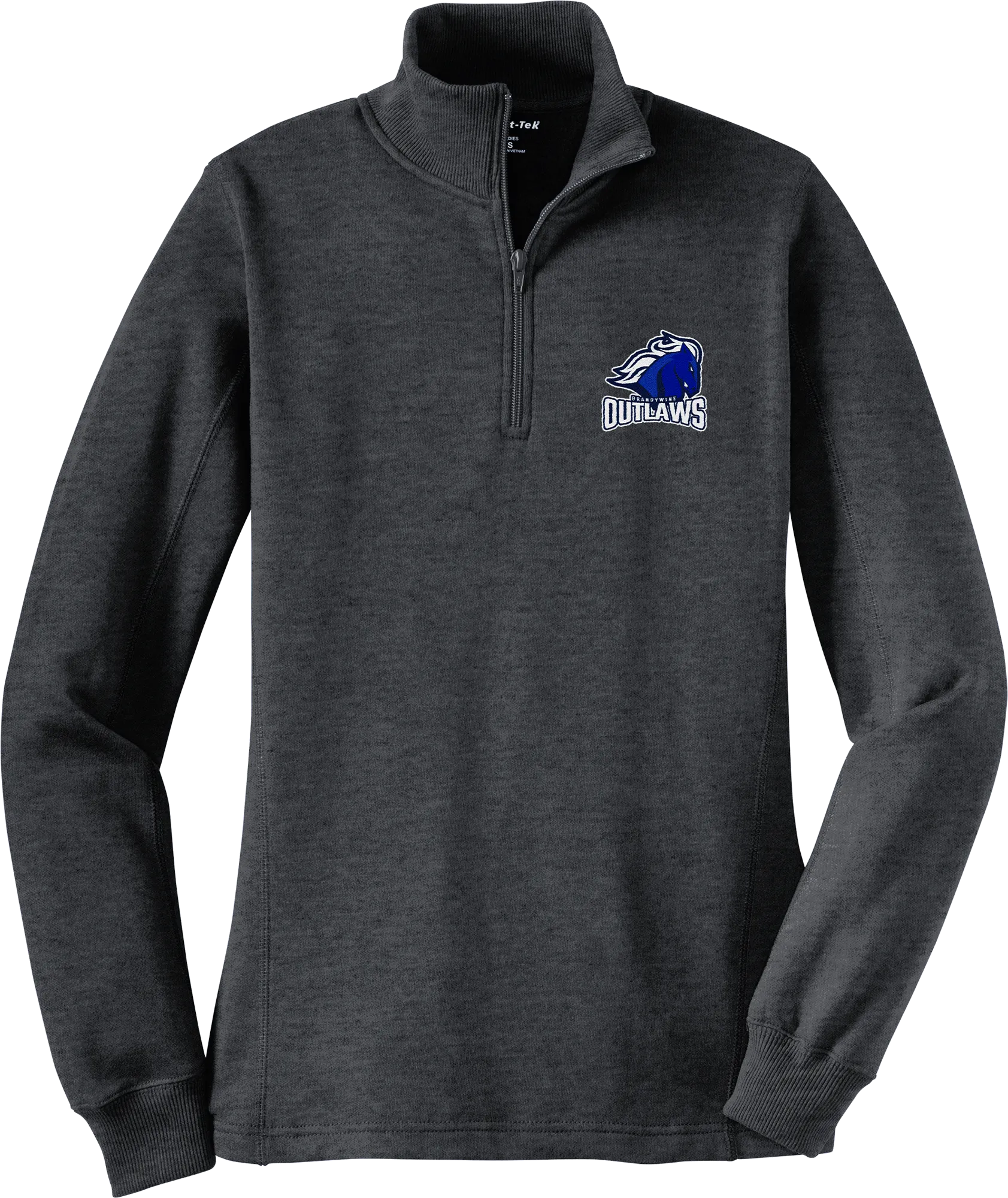 Brandywine Outlaws Ladies 1/4-Zip Sweatshirt