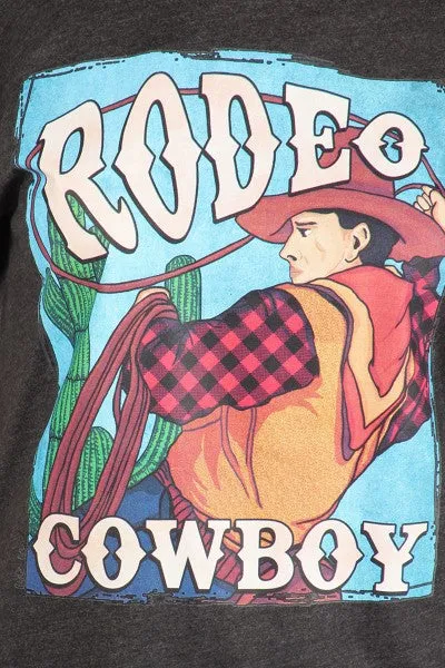 CH RODEO COWBOY- CHARCOAL