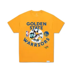 Diamond x Space Jam x NBA Golden State Tee - Gold