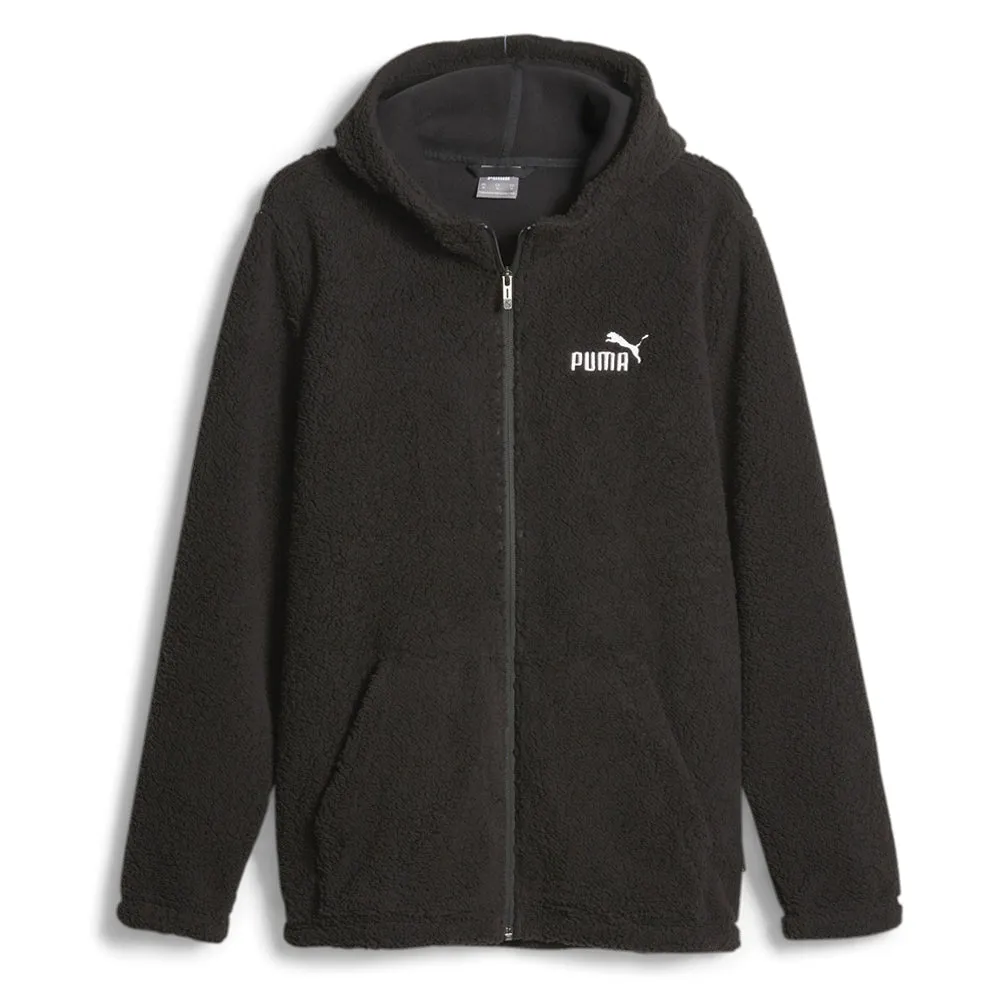 Essential Elevated Sherpa Full-Zip Hoodie