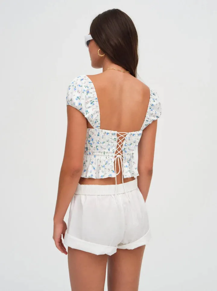 For Love & Lemons Opal Floral Blouse