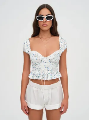 For Love & Lemons Opal Floral Blouse