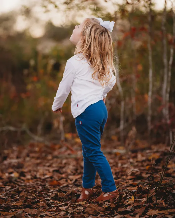 Girls Soft Cotton Jersey Long Sleeve Tee | Plum