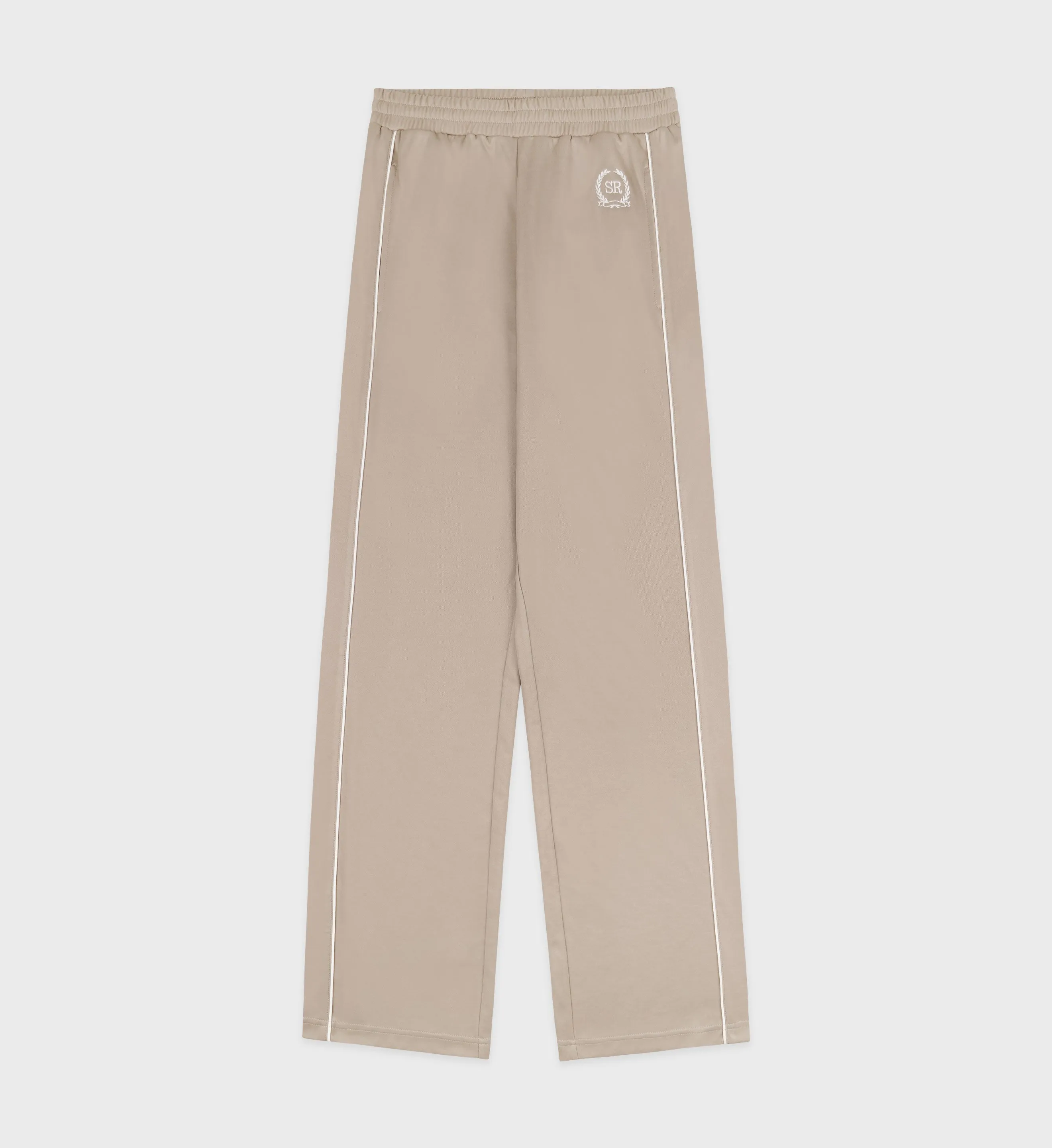 Golf Logo Track Pant - Elephant/White