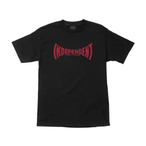 Independent Span S/S Regular Tee - Black