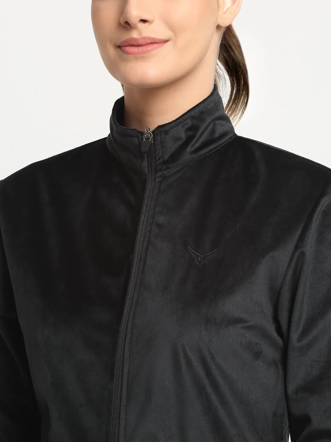 Invincible Women's Velour Full Zip Jacket