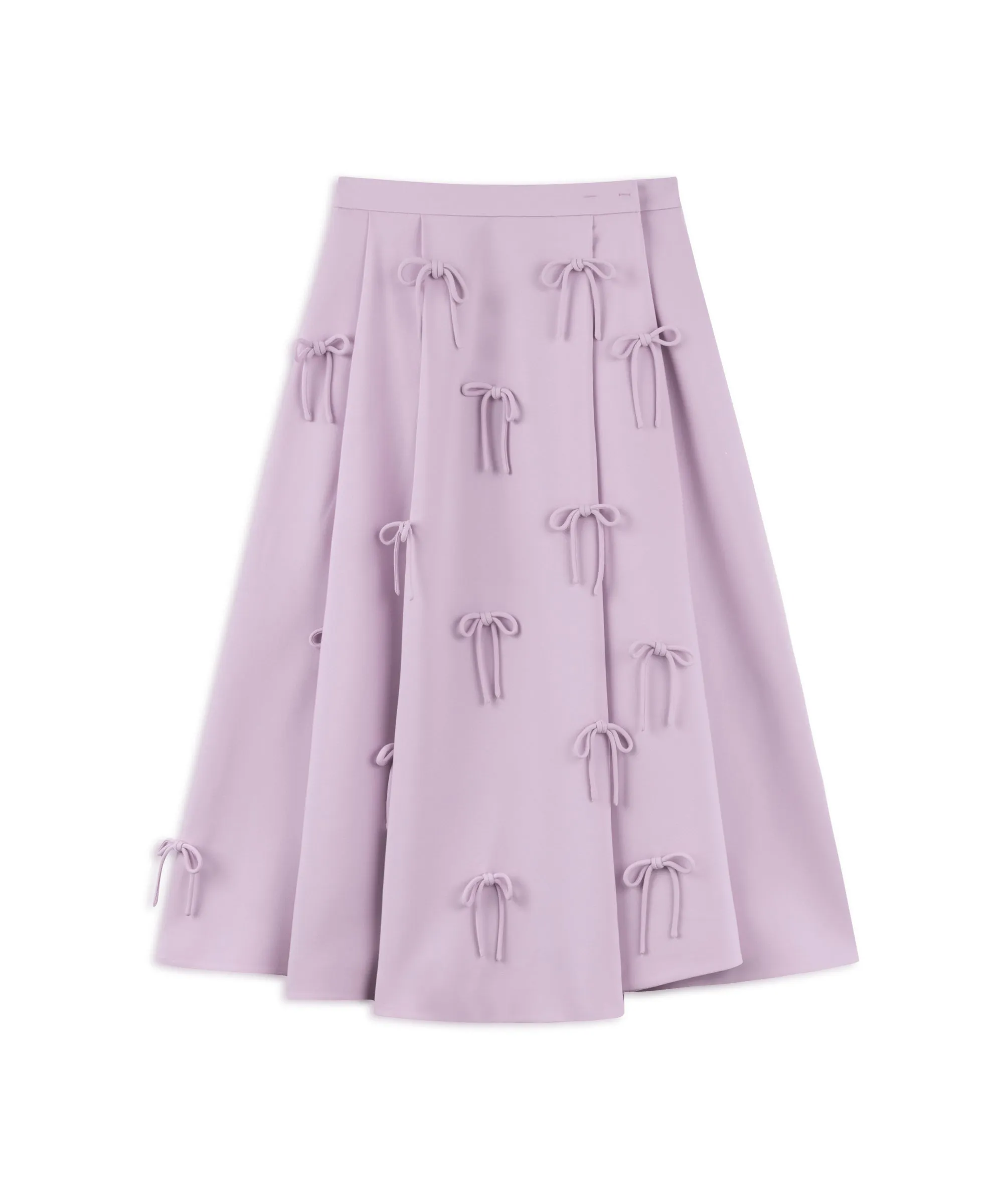 Machka Bow Midi Skirt Lilac