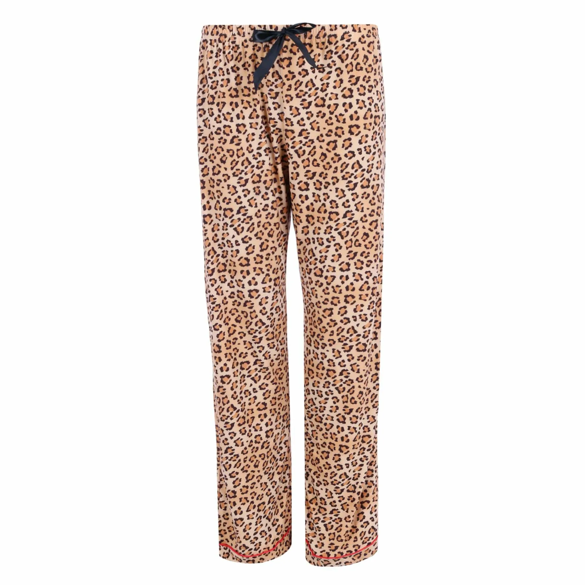 Mentally Exhausted Women's Plus Size Leopard Pajama Set