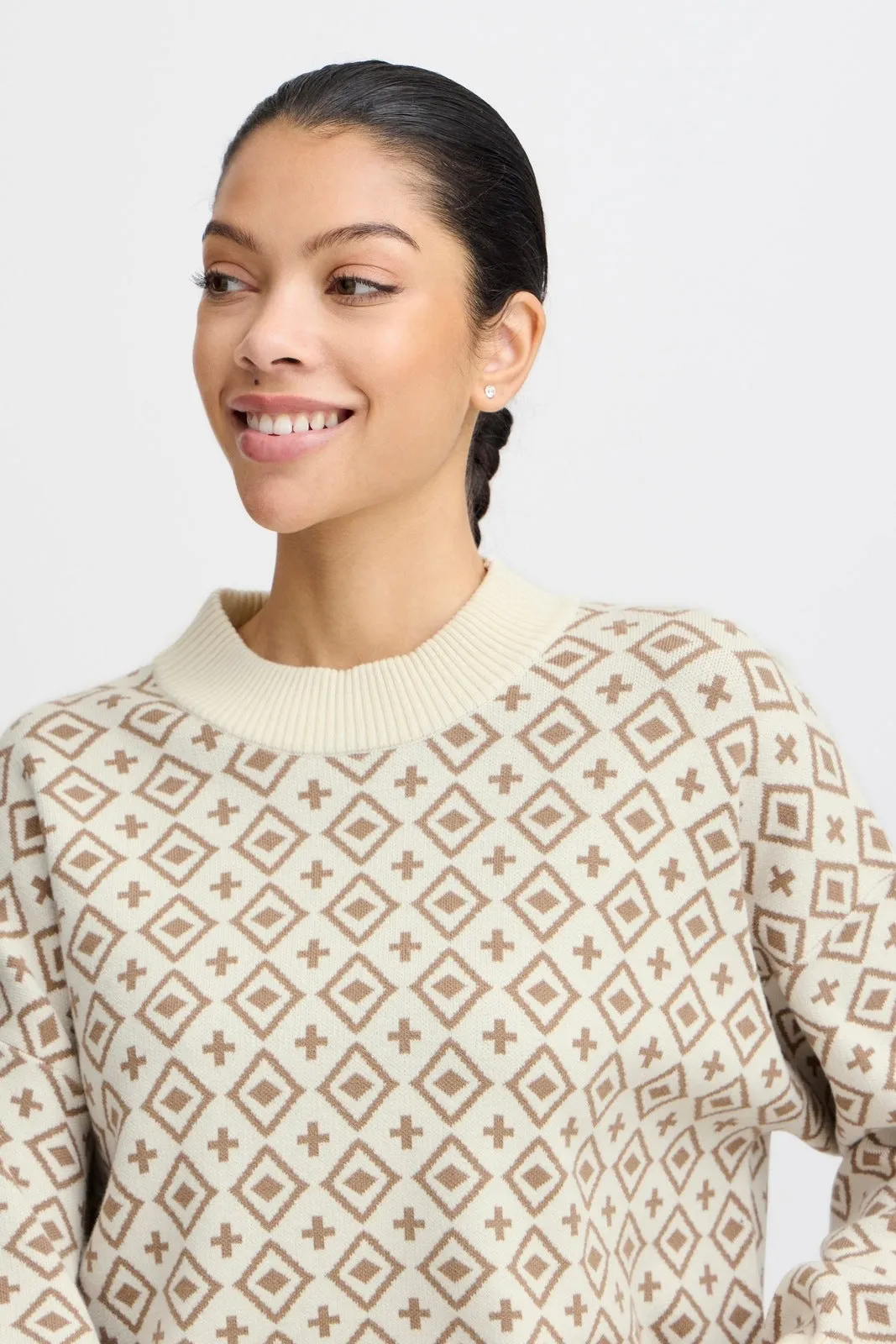 Miran Knit Jumper - Sepia Tint Mix