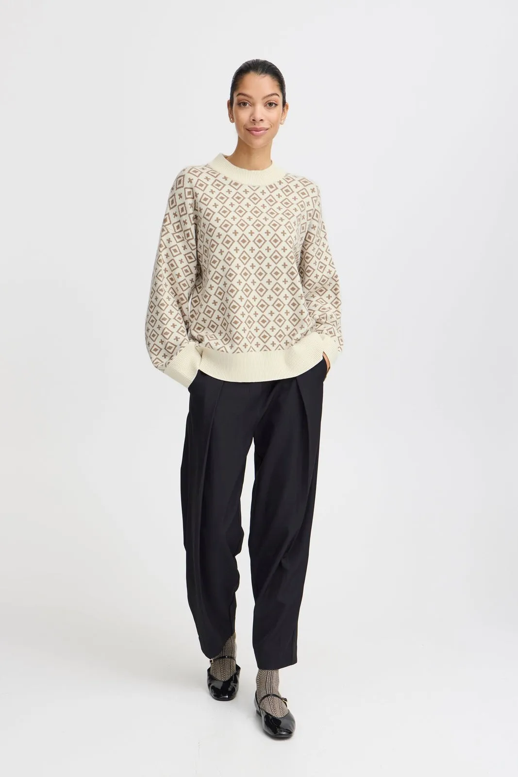 Miran Knit Jumper - Sepia Tint Mix