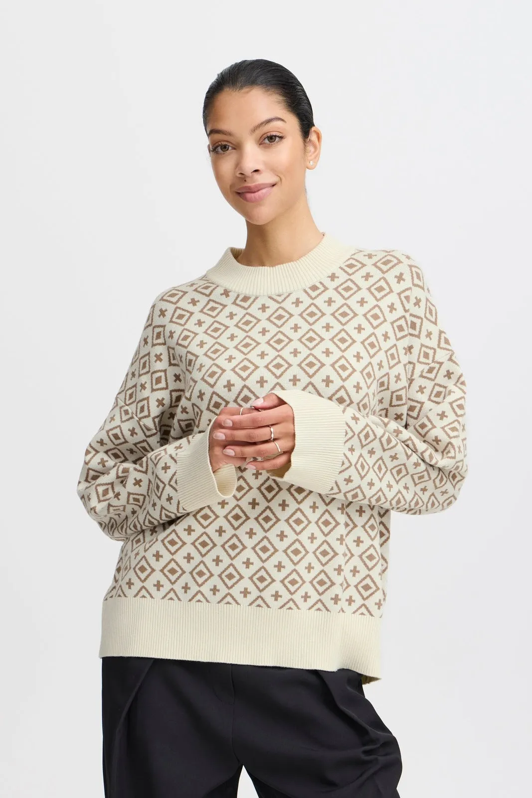 Miran Knit Jumper - Sepia Tint Mix