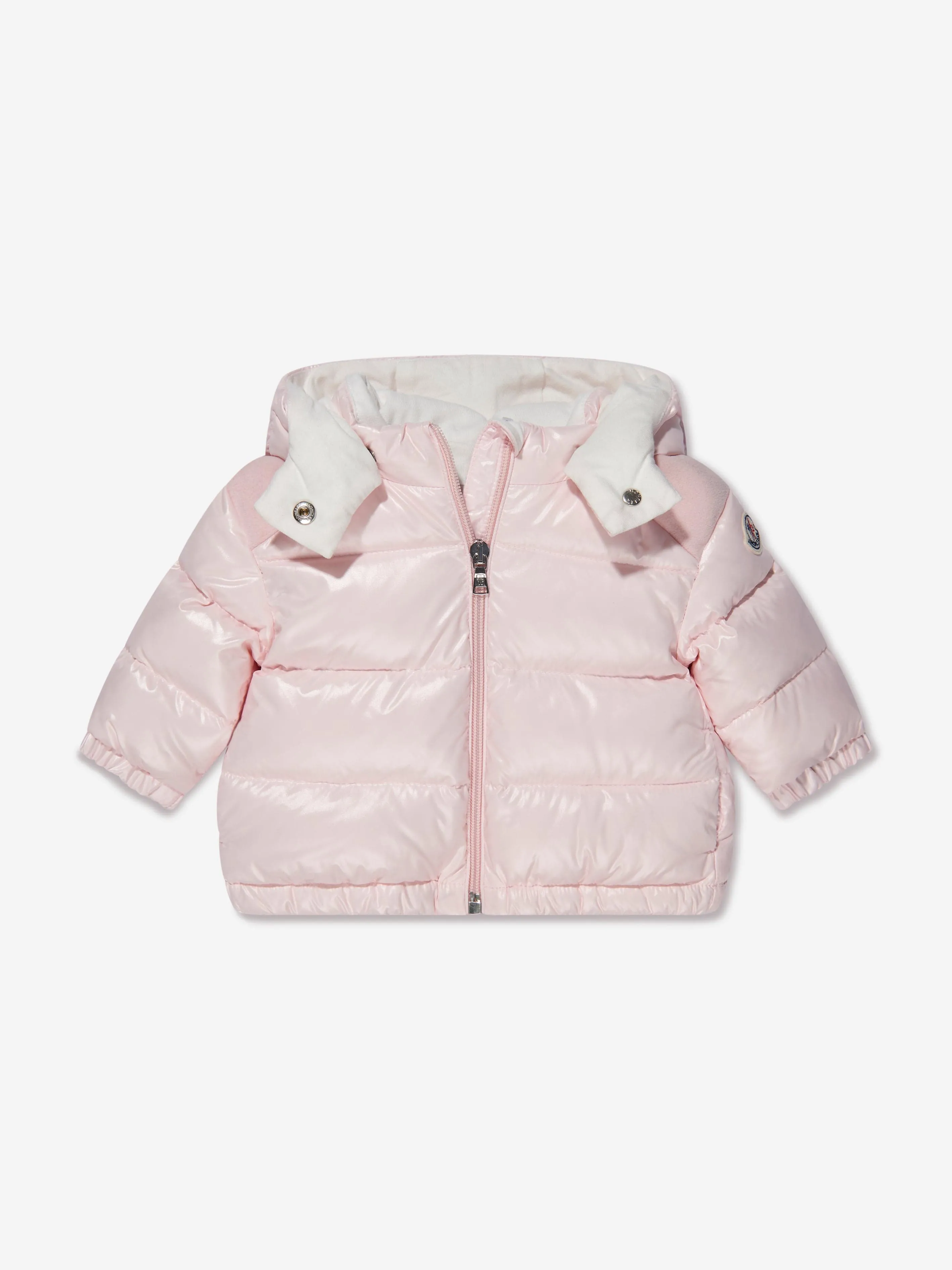 Moncler Enfant Baby Girls Down Padded Valya Jacket in Pink