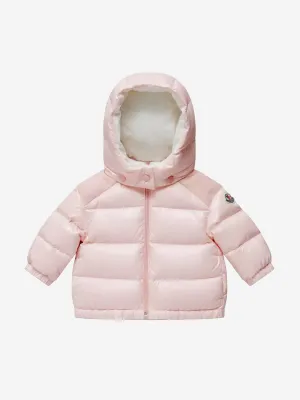 Moncler Enfant Baby Girls Down Padded Valya Jacket in Pink