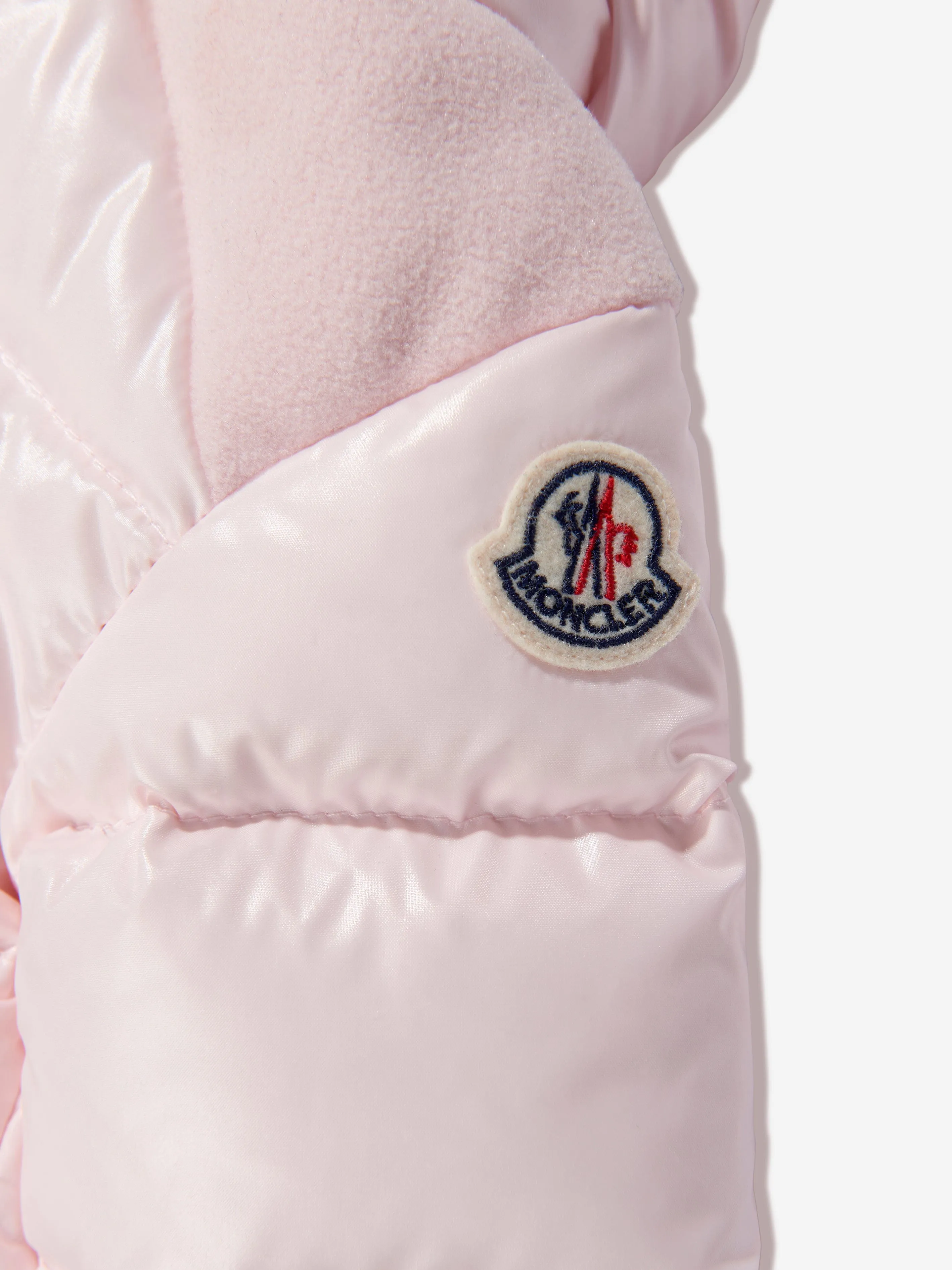 Moncler Enfant Baby Girls Down Padded Valya Jacket in Pink