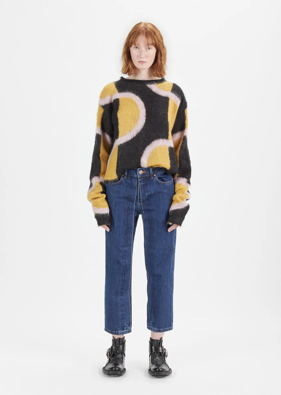 Multicolor Mohair Sweater