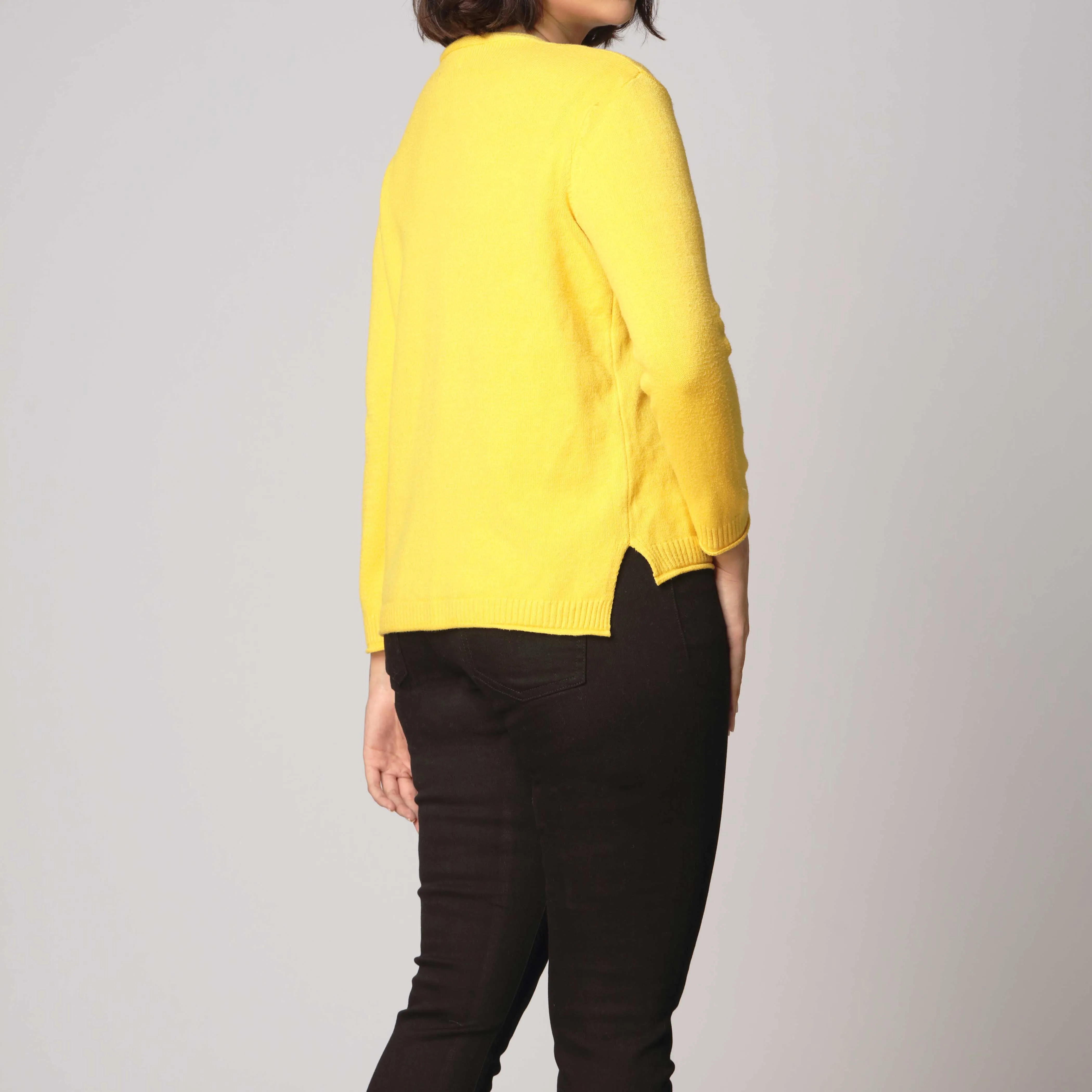 Mustard Mid Length Cardigan PW2914