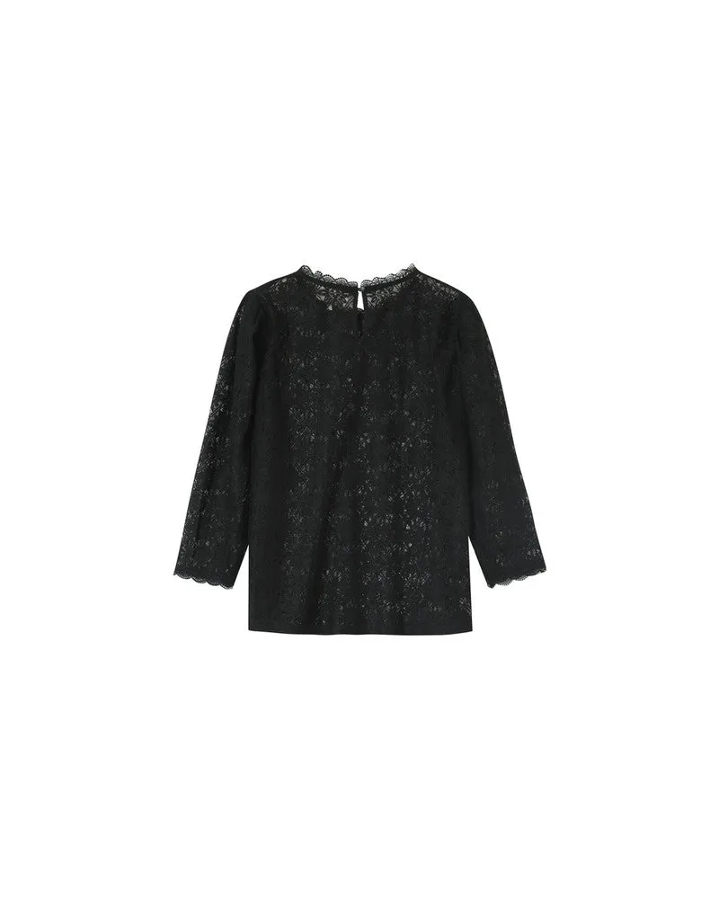 Navi Lace Top Black