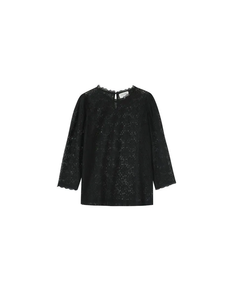 Navi Lace Top Black