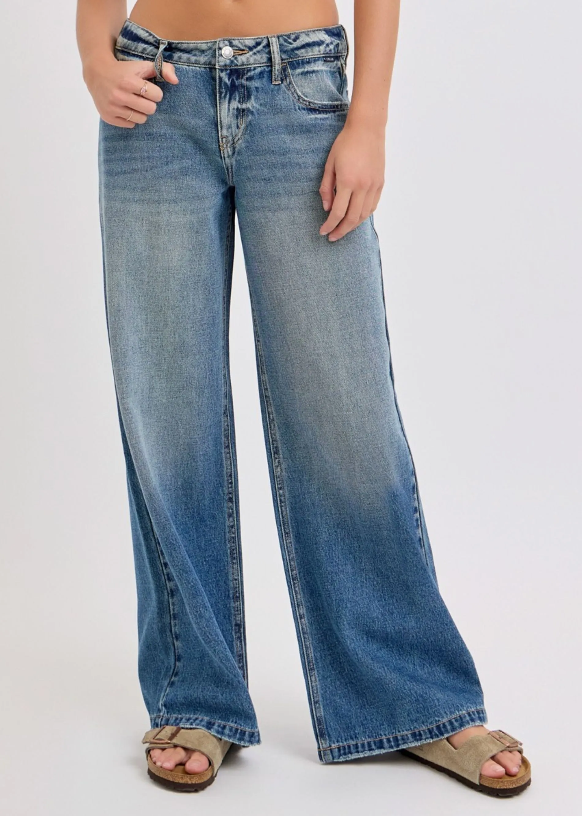 Ophelia Low Rise Wide Leg Jeans ★ Dark Wash