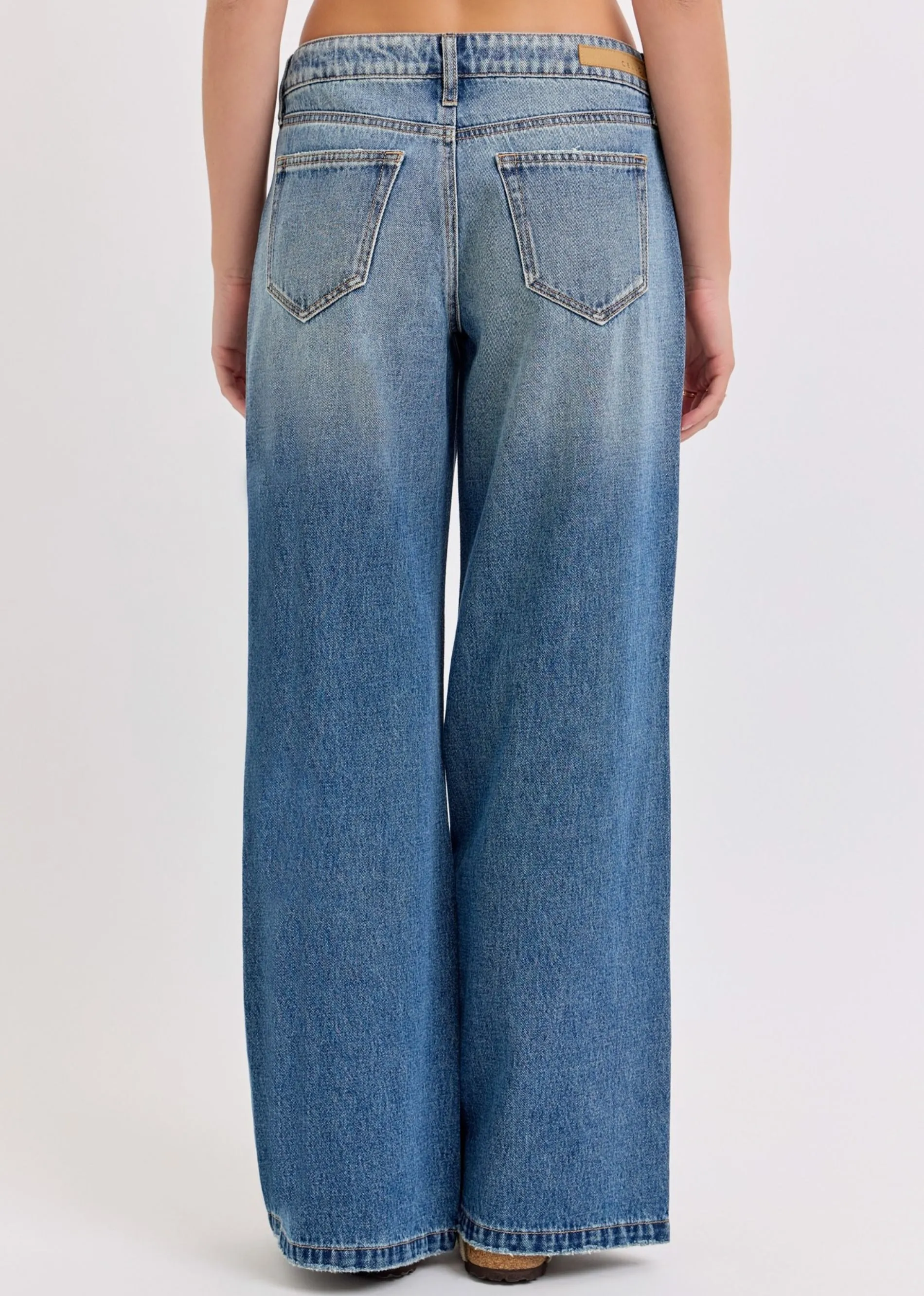 Ophelia Low Rise Wide Leg Jeans ★ Dark Wash