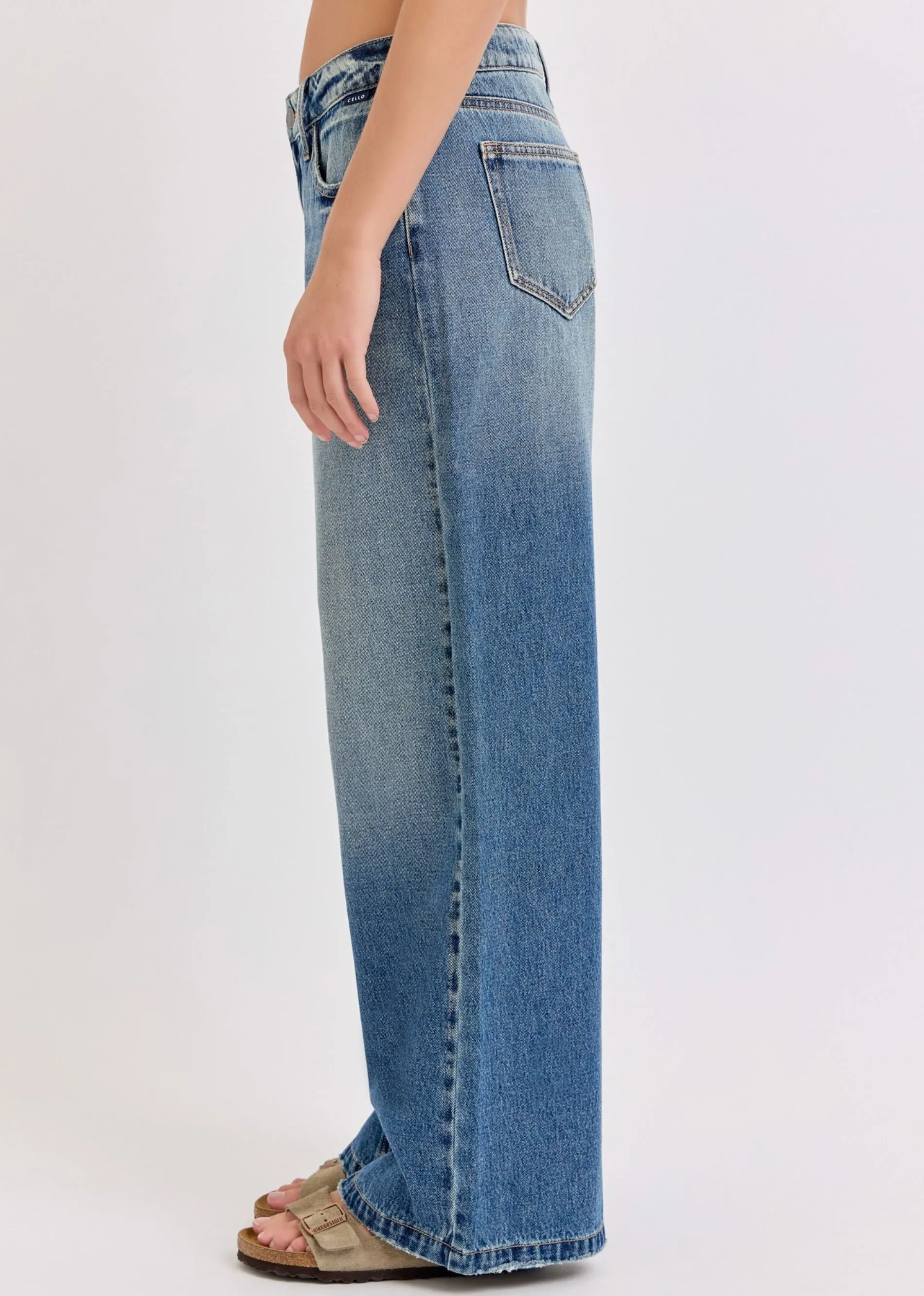 Ophelia Low Rise Wide Leg Jeans ★ Dark Wash