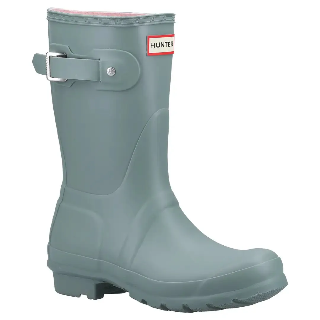 Original Short Wellington Boots - Sweet Gale Green by Hunter