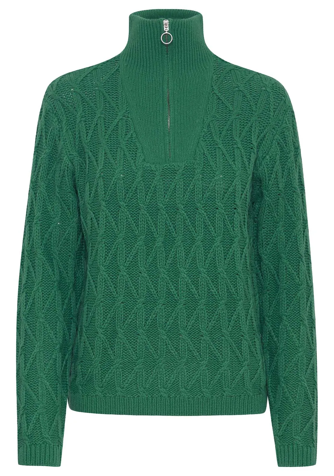 Otinka Half Zip Jumper - Foliage Green