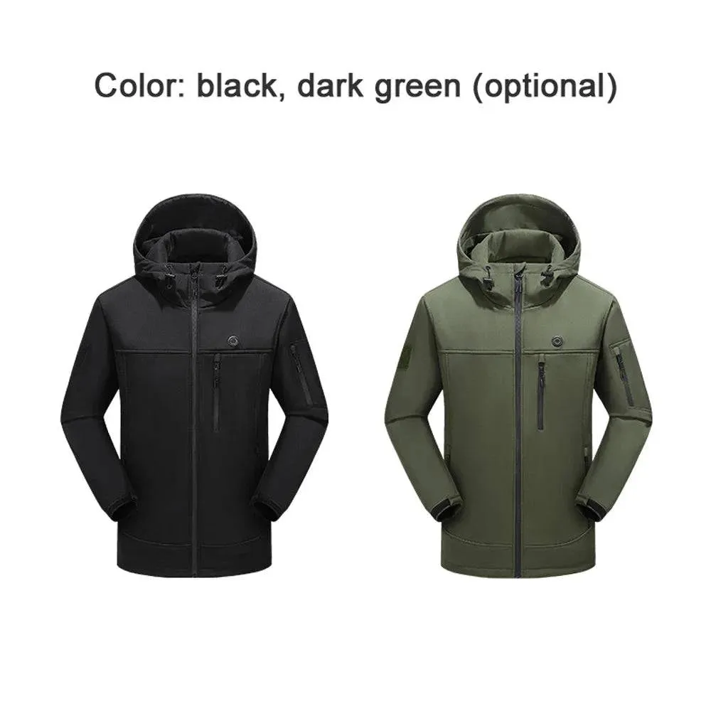 Outdoor USB Heating Jackets Warming Coat Winter Flexible Electric Thermal Clothing Fishing Hiking Warm Clothes