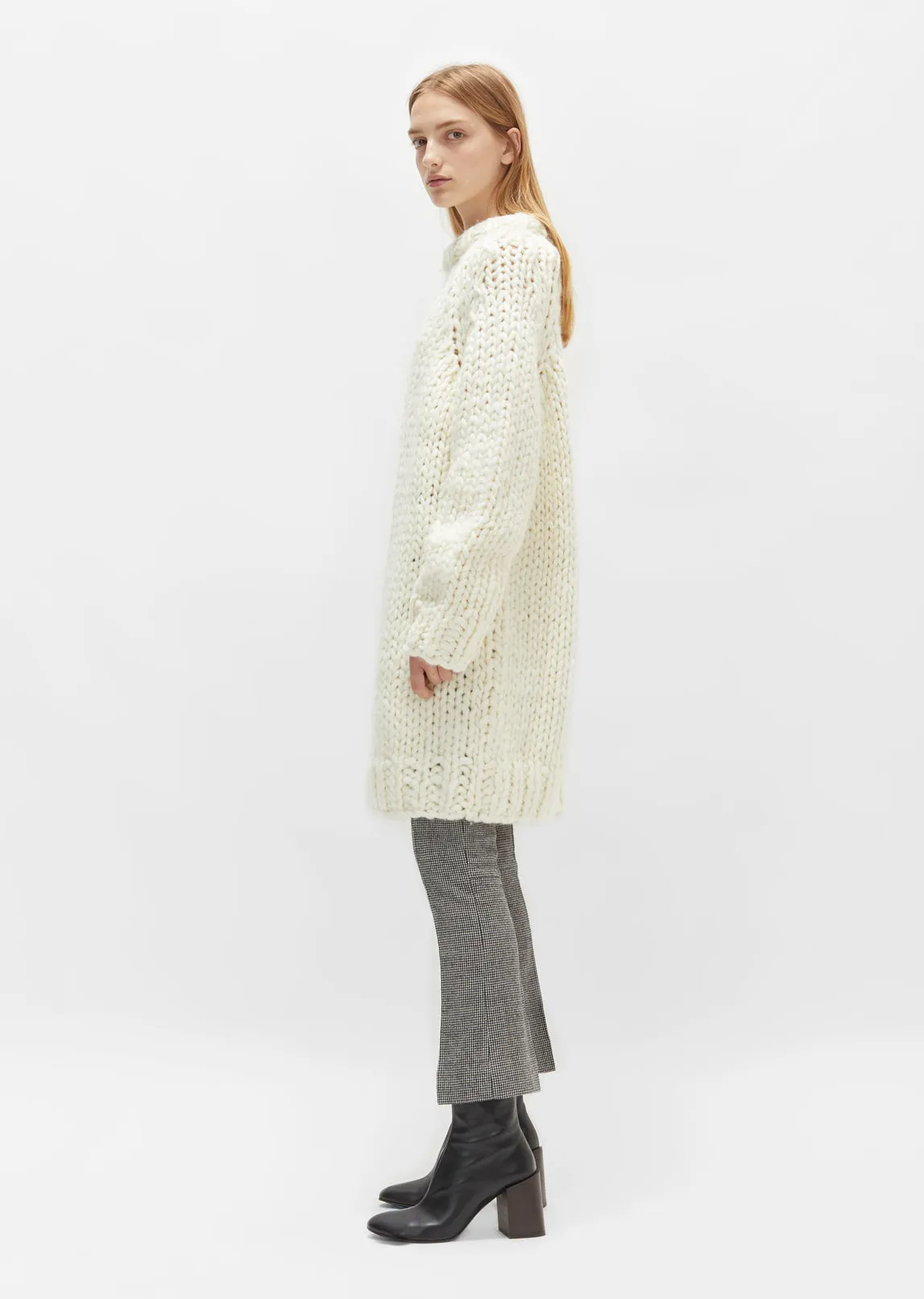 Oversized Chunky Fisherman Sweater