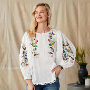 Pitanga Embroidery Blouse