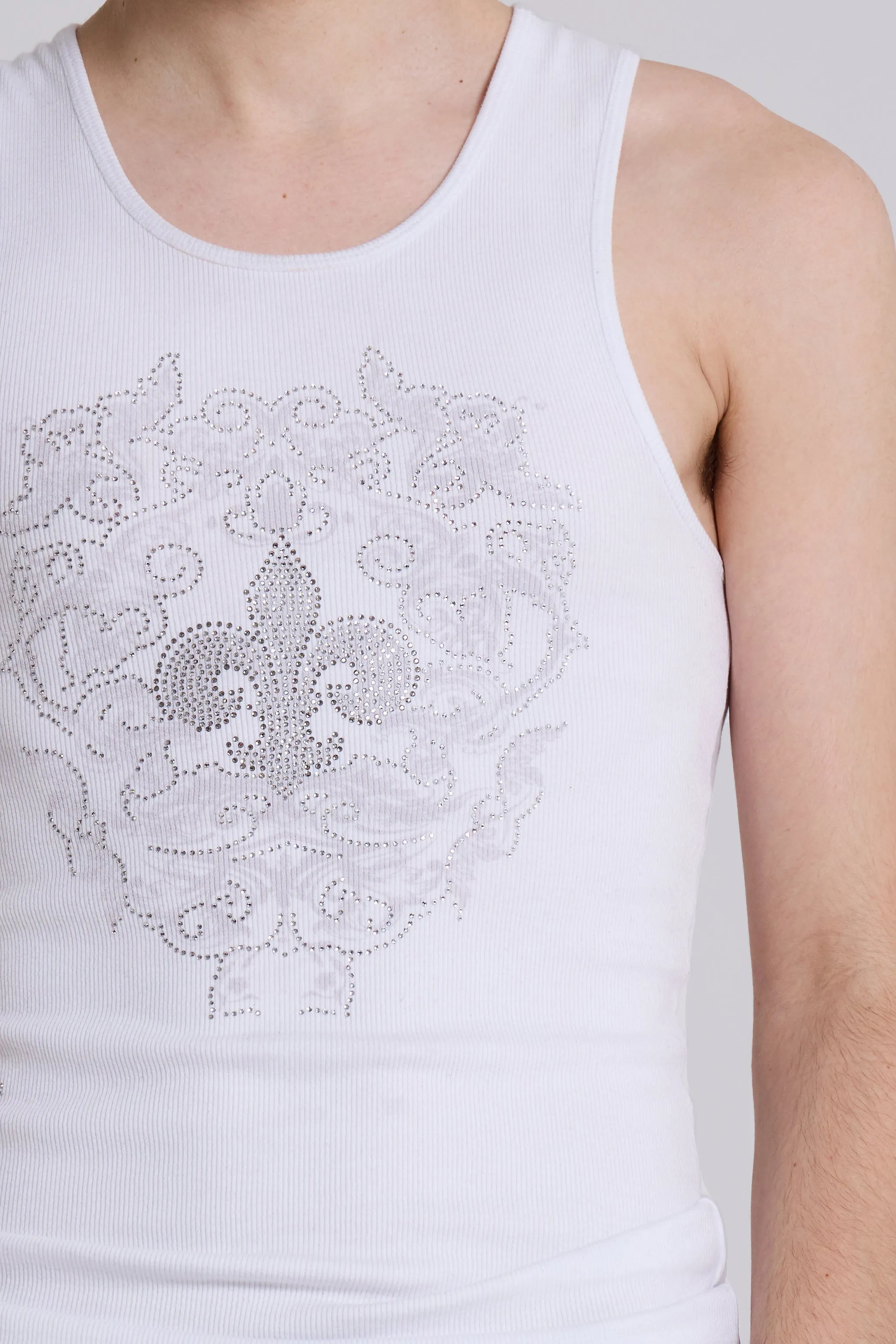 Rock Revival White Fleur De Lis Vest