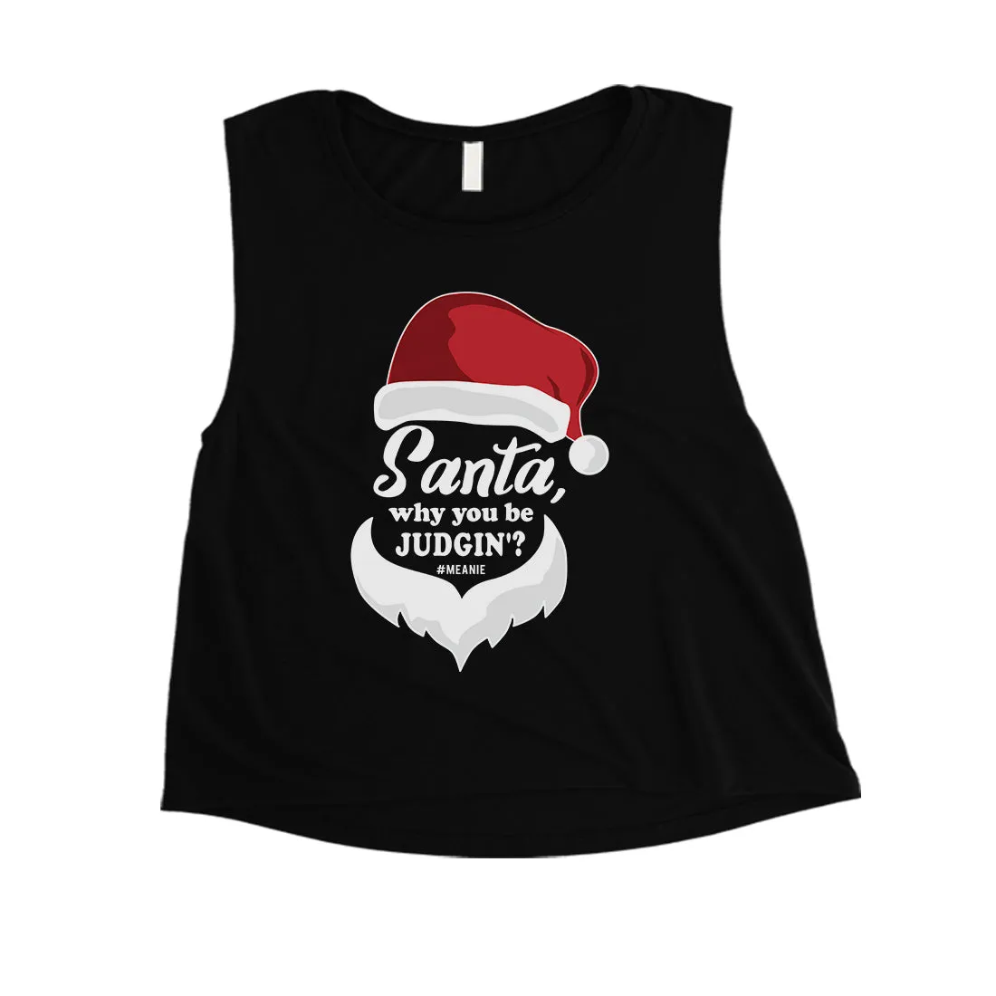 Santa Be Judging Womens Crop Top