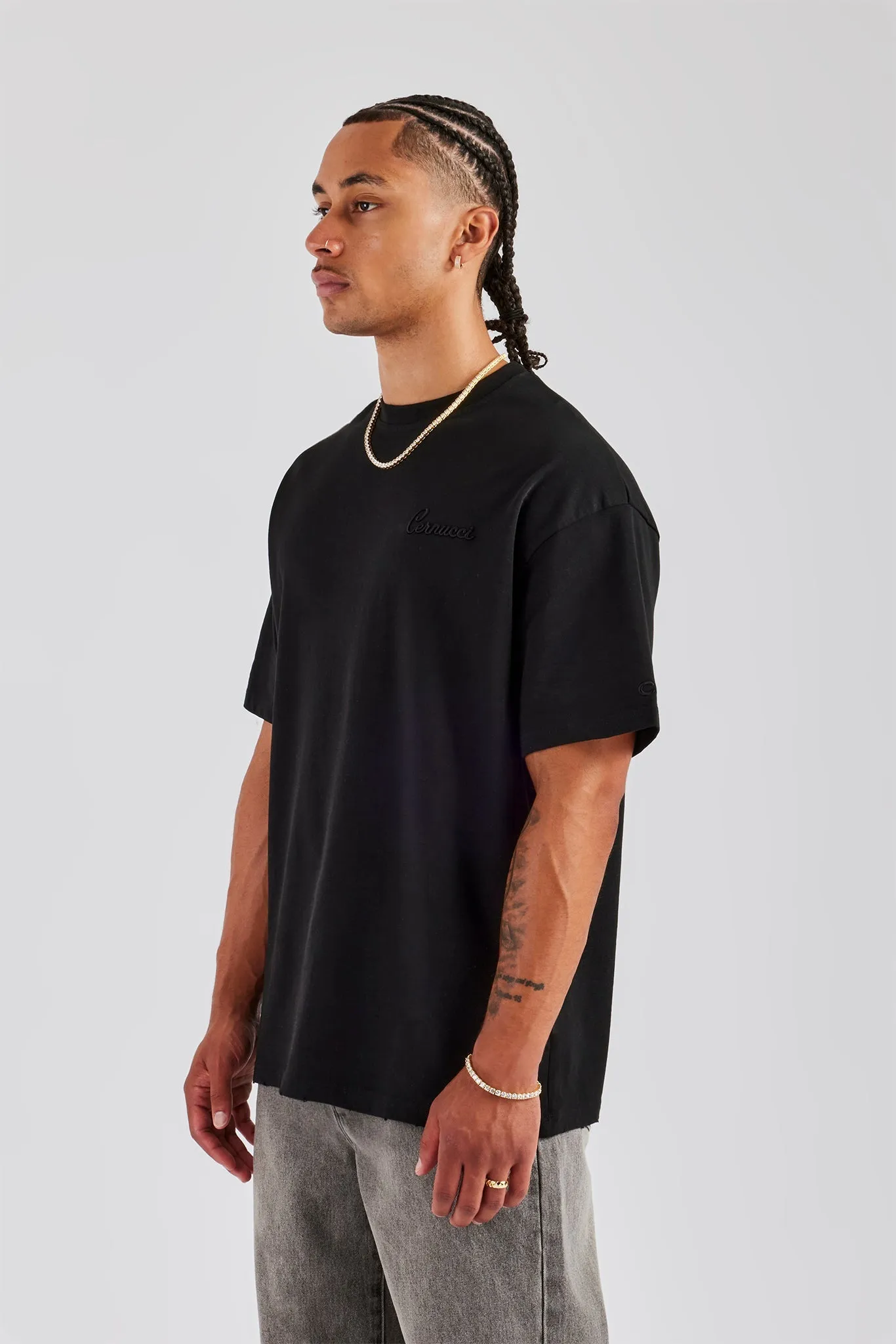 Sao Paulo Motel Oversized T-Shirt - Black