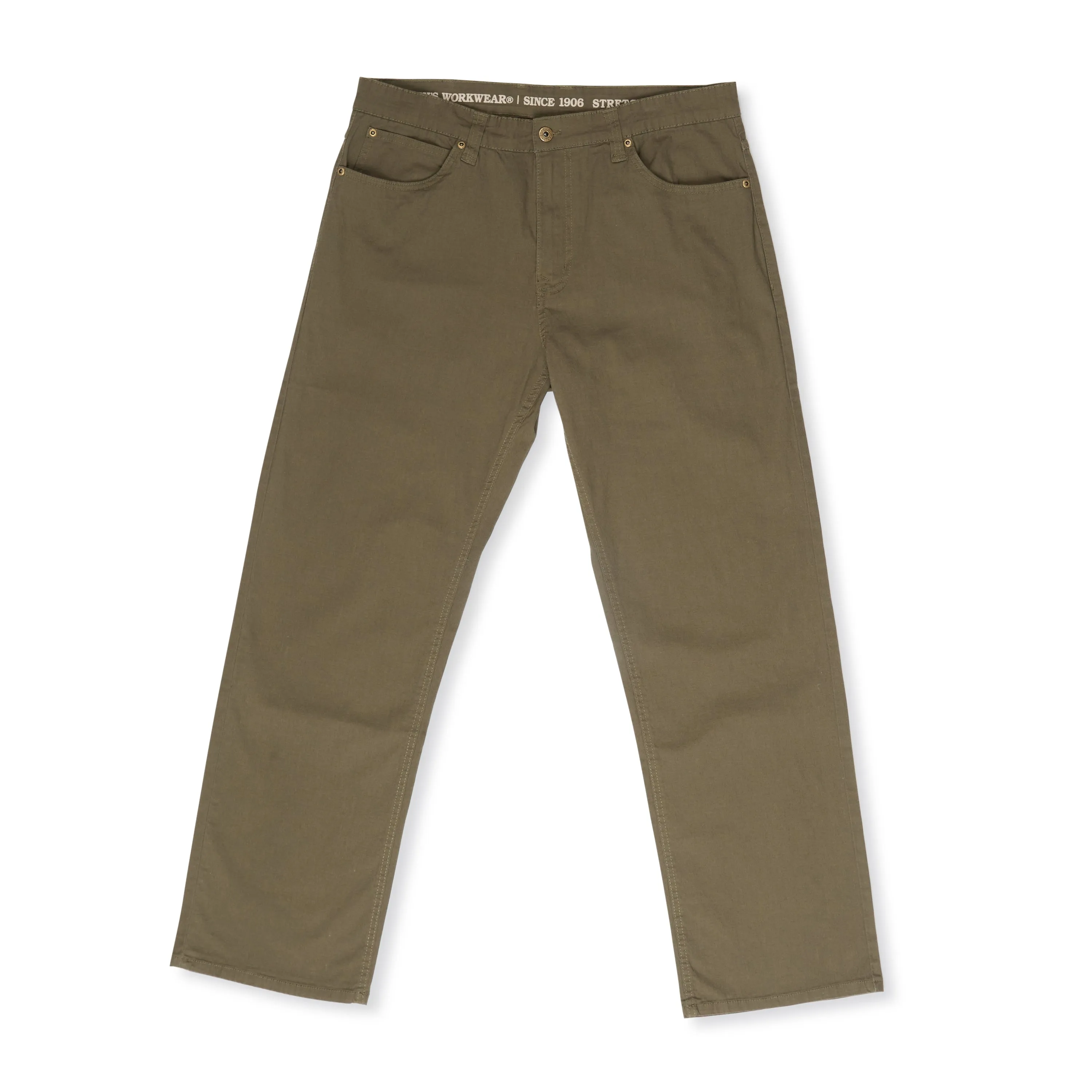 SMITH'S-STRETCH 5-POCKET CANVAS PANT